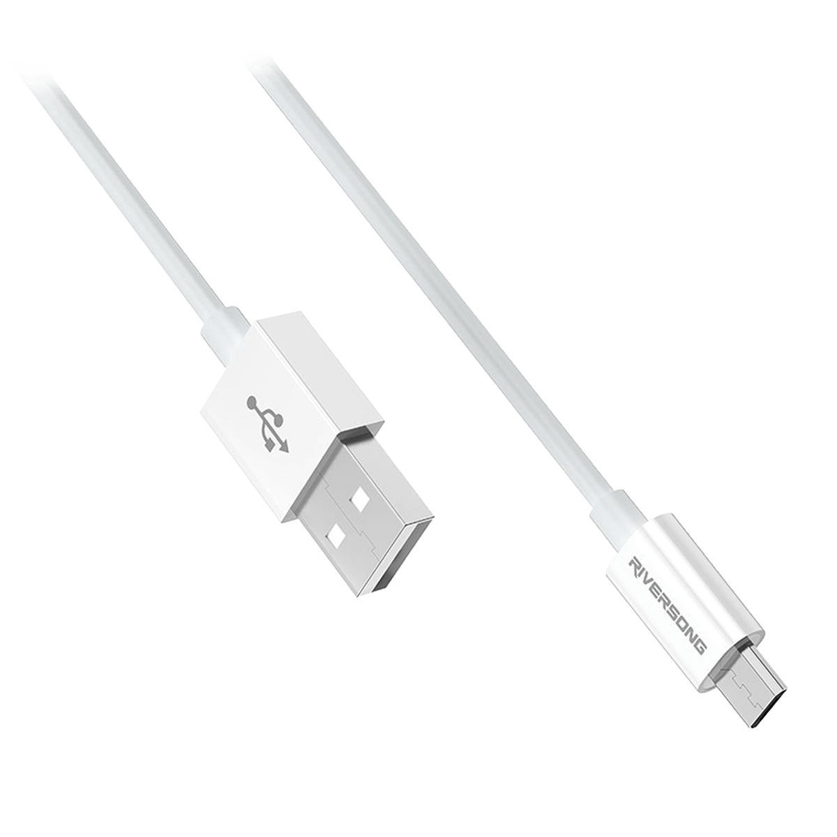 Καλώδιο Micro USB RIVERSONG Lotus 08 CM71 1.2 Μέτρα Λευκό - 3