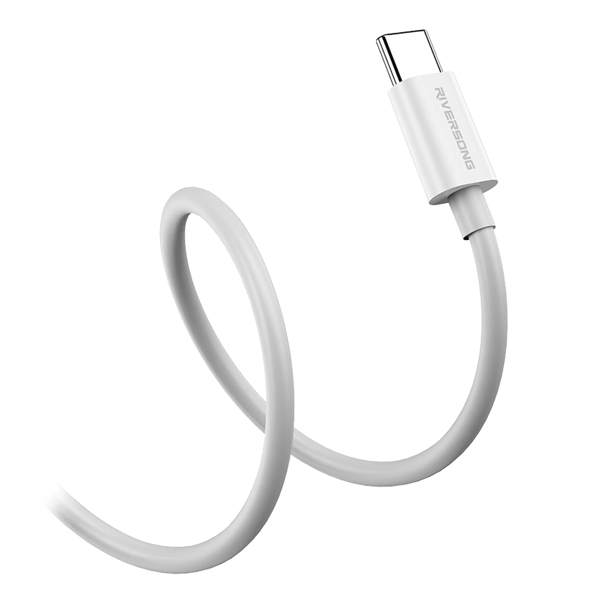 Καλώδιο USB Type-C RIVERSONG Lotus 08 CT71 1.2 Μέτρα Λευκό - 2