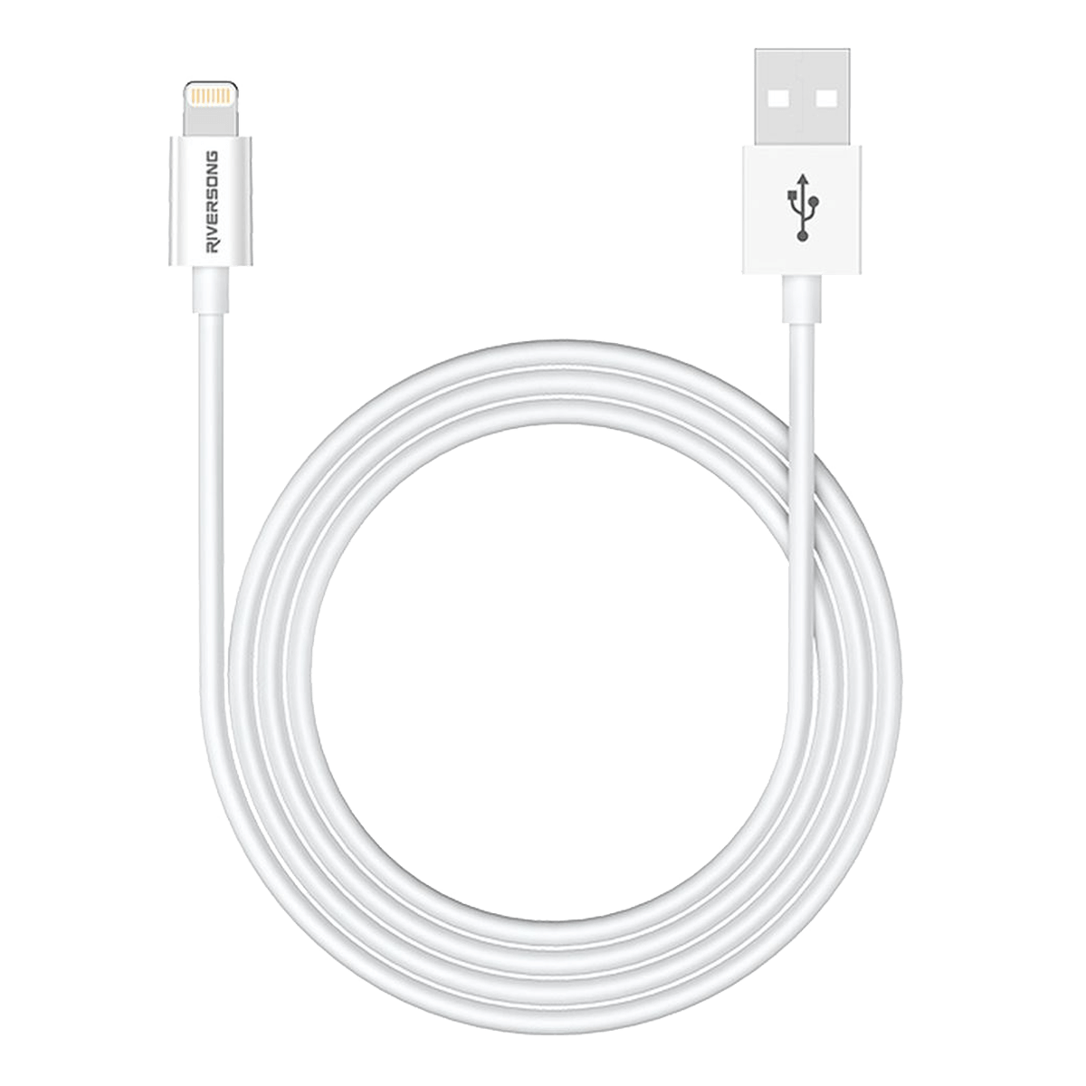 Καλώδιο Lightning RIVERSONG Lotus 08 CL71 1.2 Μέτρα Λευκό