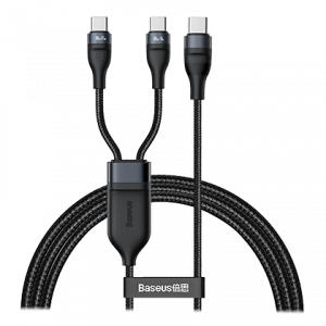 Καλώδιο BASEUS USB Type-C σε 2xUSB Type-C 100W 1.5 Μέτρα