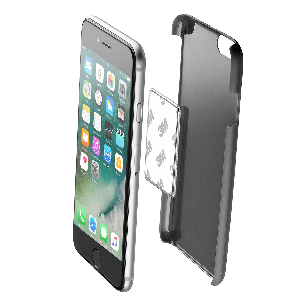 Μαγνητική Βάση Στήριξης Αυτοκινήτου Universal CELLULAR LINE για Smartphone Μαύρη - 2