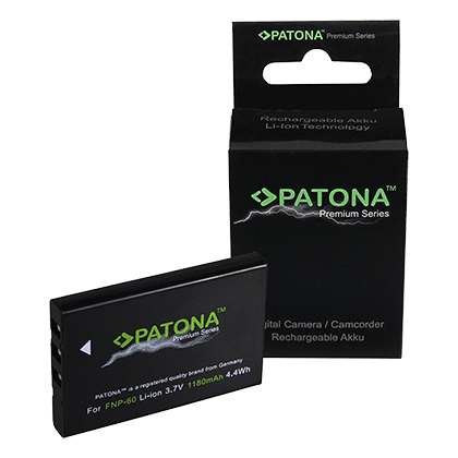 PATONA Premium Series battery for FUJIFILM NP-60 1180mAh