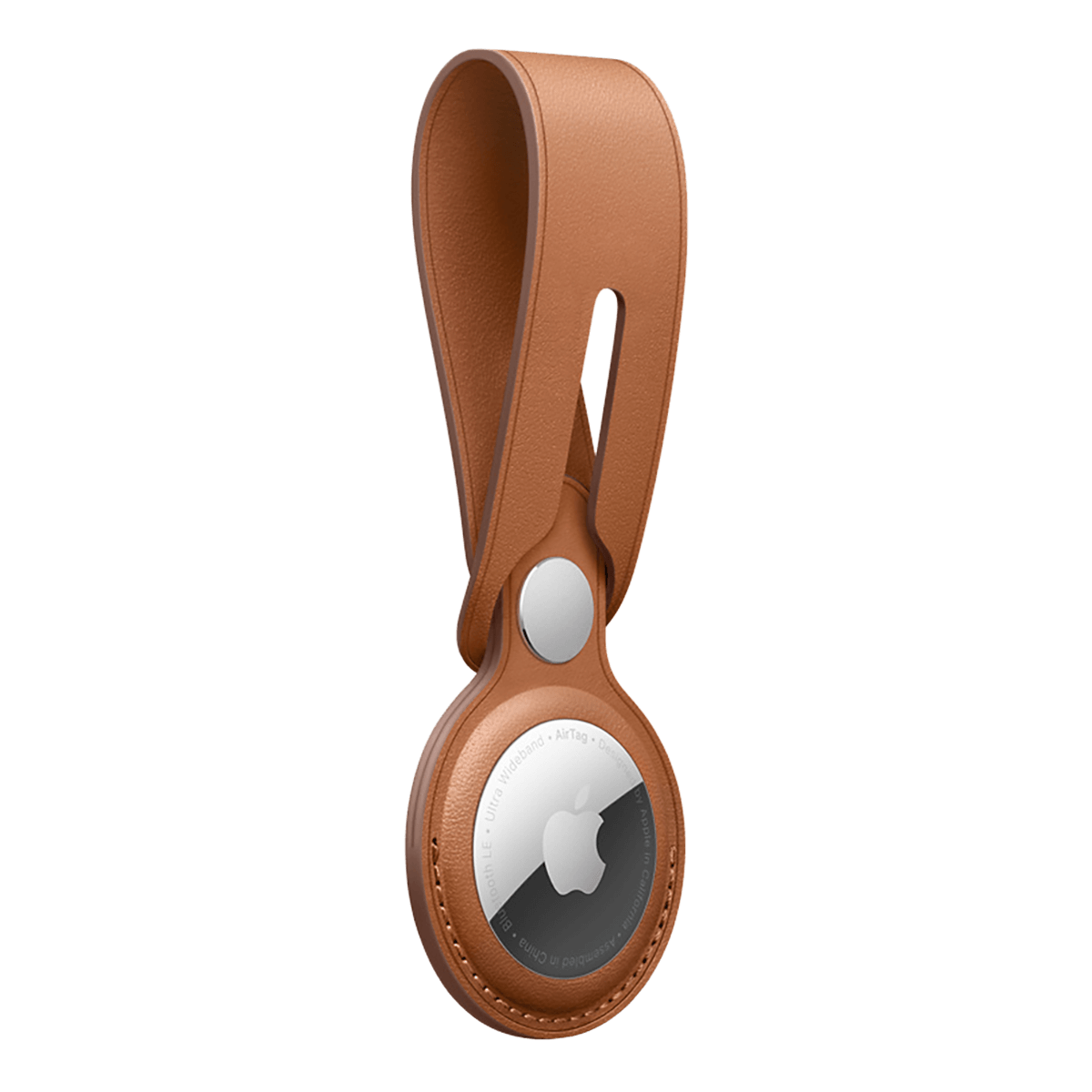 AirTag Leather Loop APPLE Saddle Brown - 3