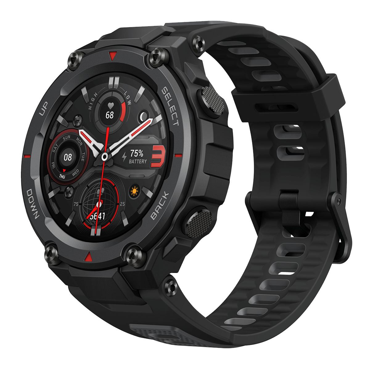 AMAZFIT T-Rex Pro Meteorite Black Smartwatch - 2