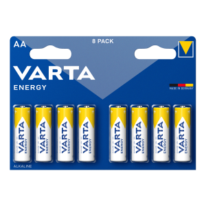 Αλκαλικές Μπαταρίες VARTA Energy AA (8 Τεμάχια)