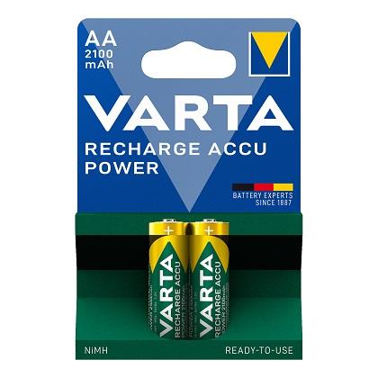 Rechargeable Batteries VARTA AA 2100mAh (2 Pieces)