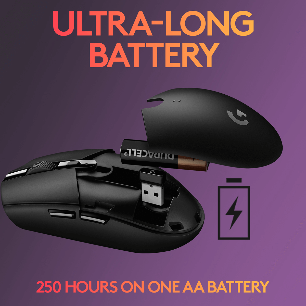 Ασύρματο Gaming Ποντίκι LOGITECH G305 Lightspeed Μαύρο - 4
