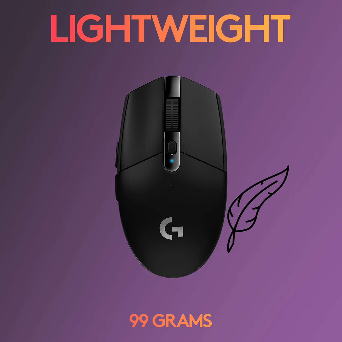 Ασύρματο Gaming Ποντίκι LOGITECH G305 Lightspeed Μαύρο - 5