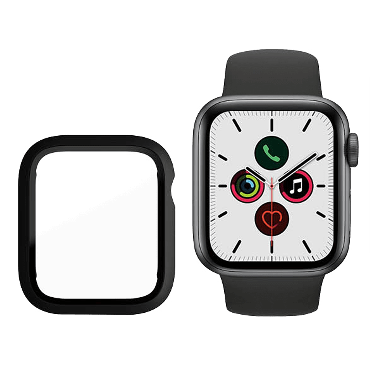 Γυαλί Προστασίας Οθόνης με Πλαίσιο PANZERGLASS Full Body Antibacterial για APPLE Watch 4/ 5/ 6/ SE 40mm - 4