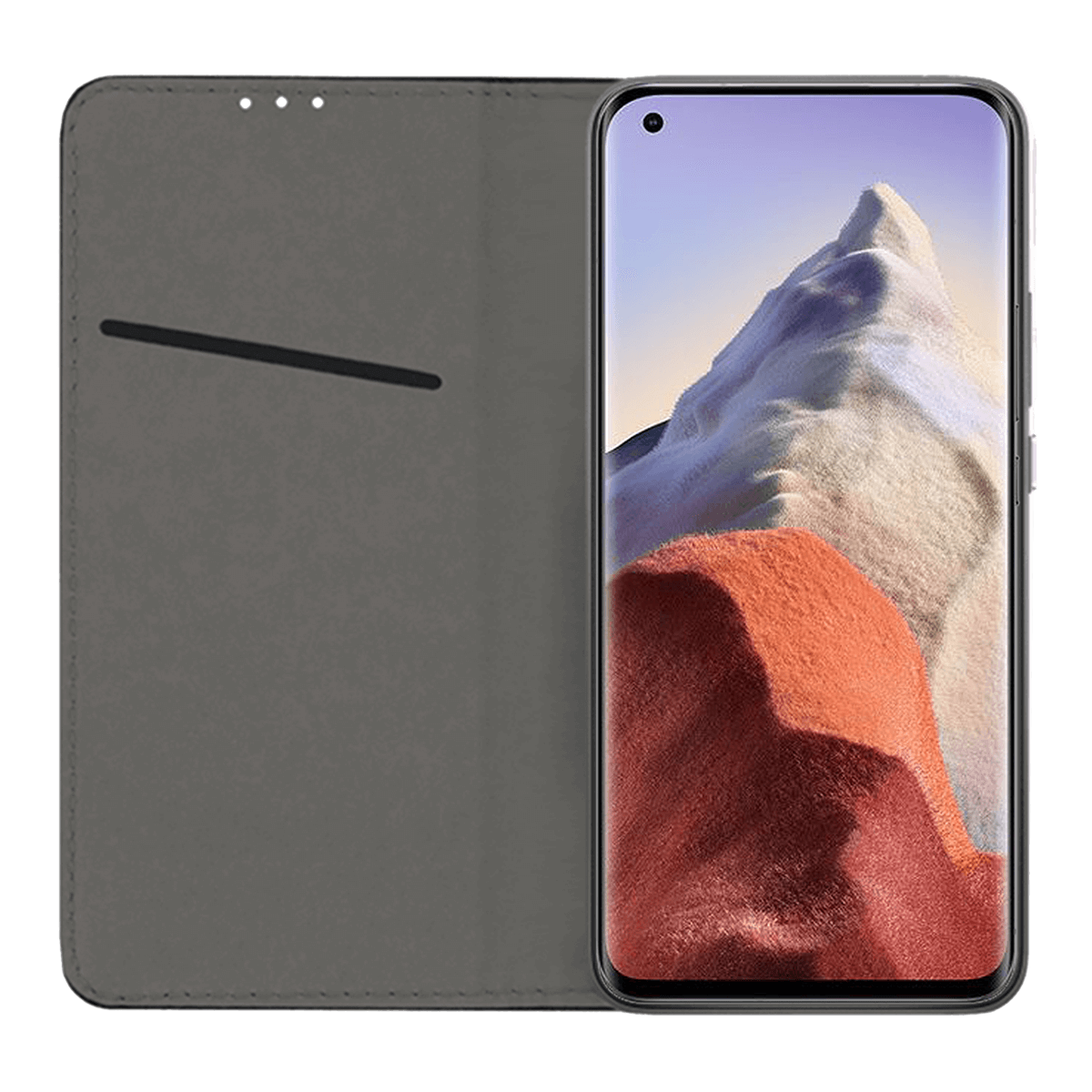 Θήκη Magnet Book SENSO για XIAOMI Mi 11 Ultra Μαύρη - 2