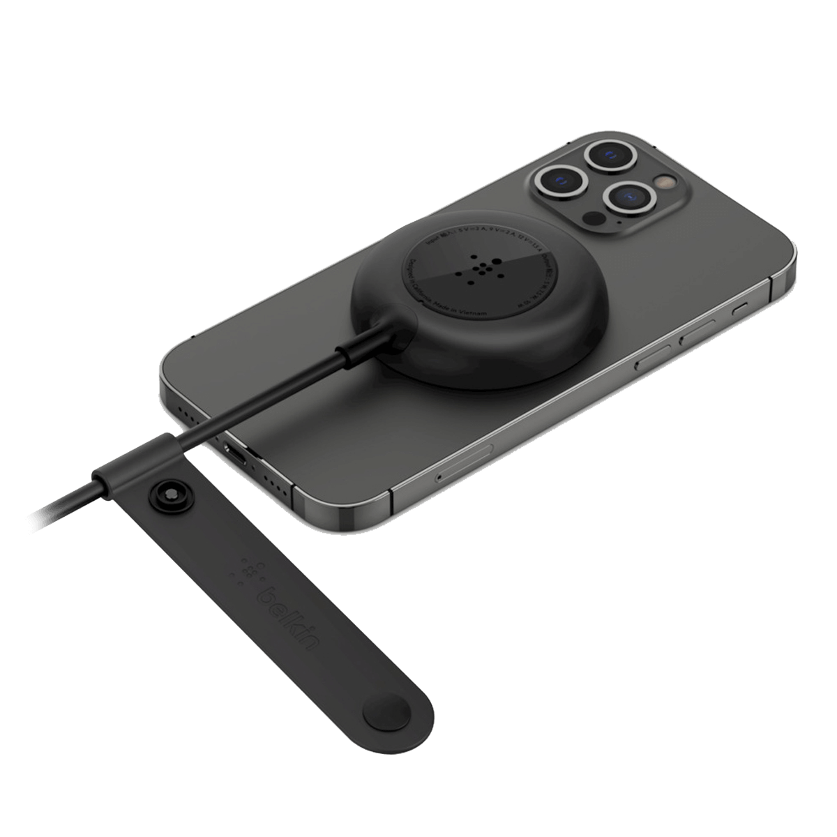 Ασύρματος Φορτιστής BELKIN Magnetic Portable 7.5W Μαύρο - 3