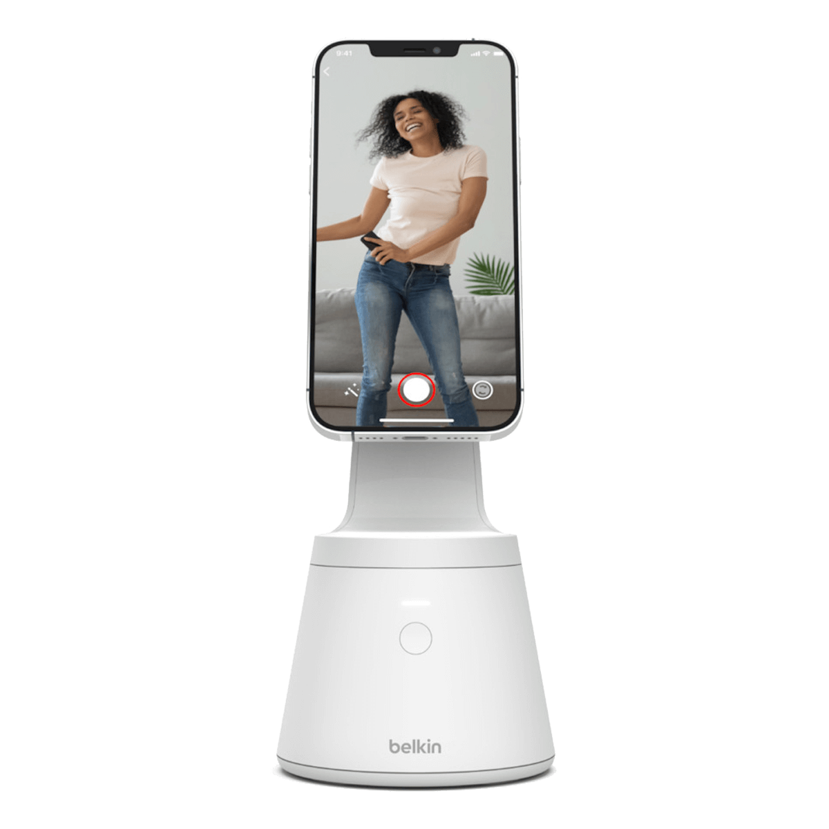 Μαγνητική Βάση Στήριξης BELKIN Mount με Face Tracking Λευκή - 4