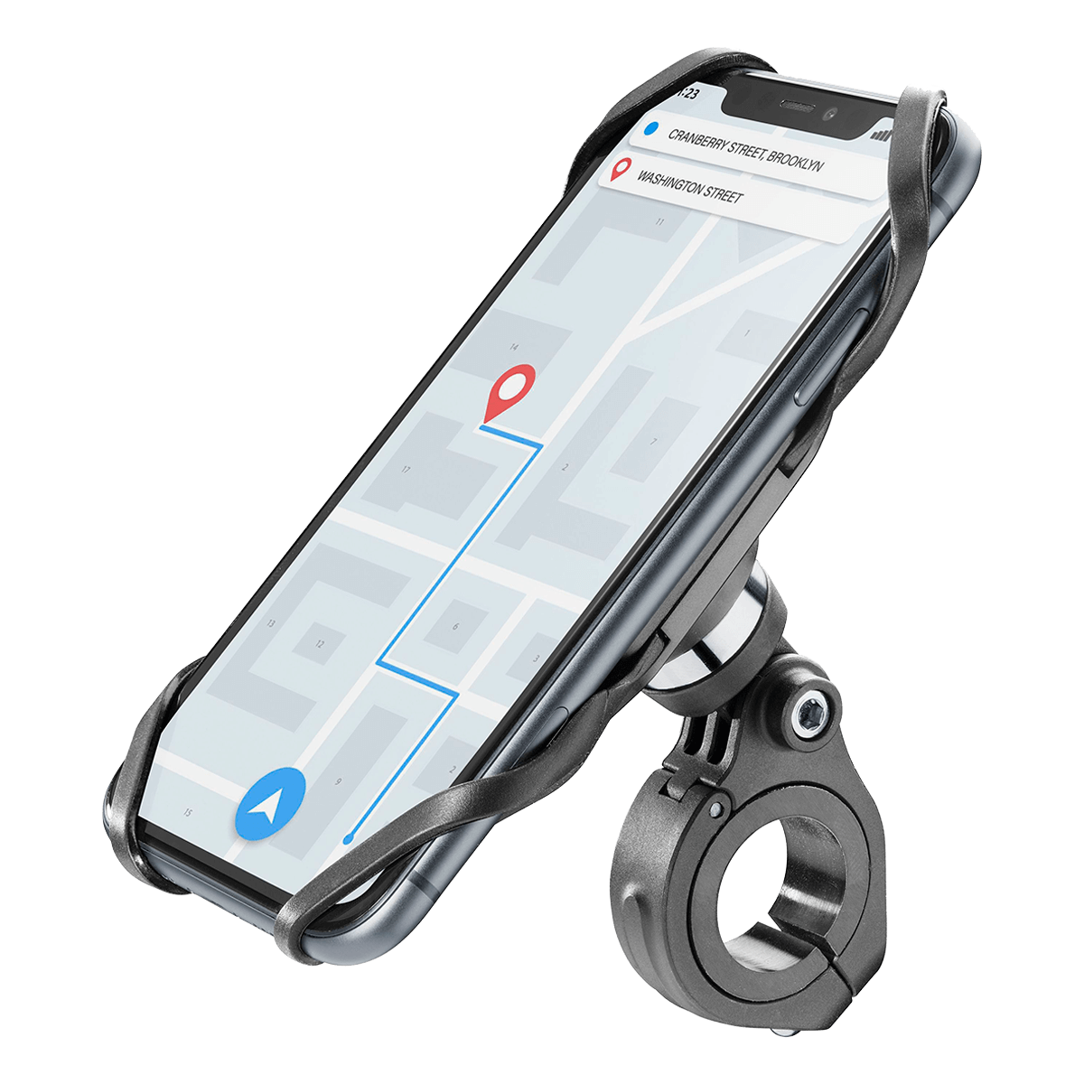 Βάση Στήριξης Ποδηλάτου CELLULAR LINE Rider Pro για Smartphone από 4'' έως 6.5'' - 4