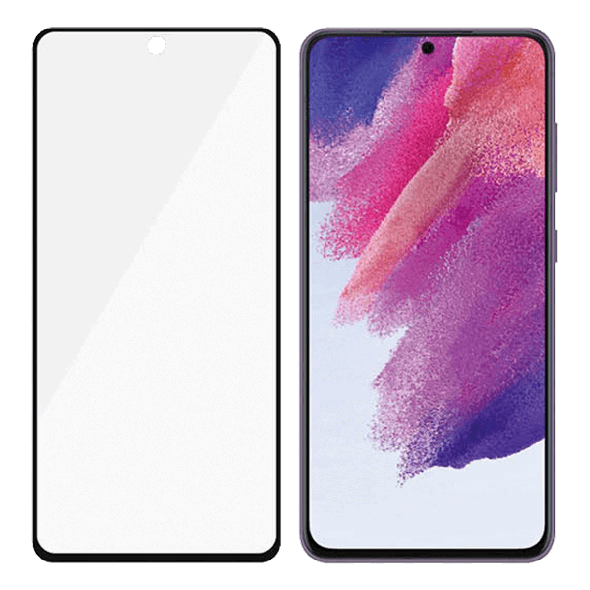 Γυαλί Προστασίας Οθόνης με Πλαίσιο PANZERGLASS Case Friendly Antibacterial για SAMSUNG Galaxy S21 FE