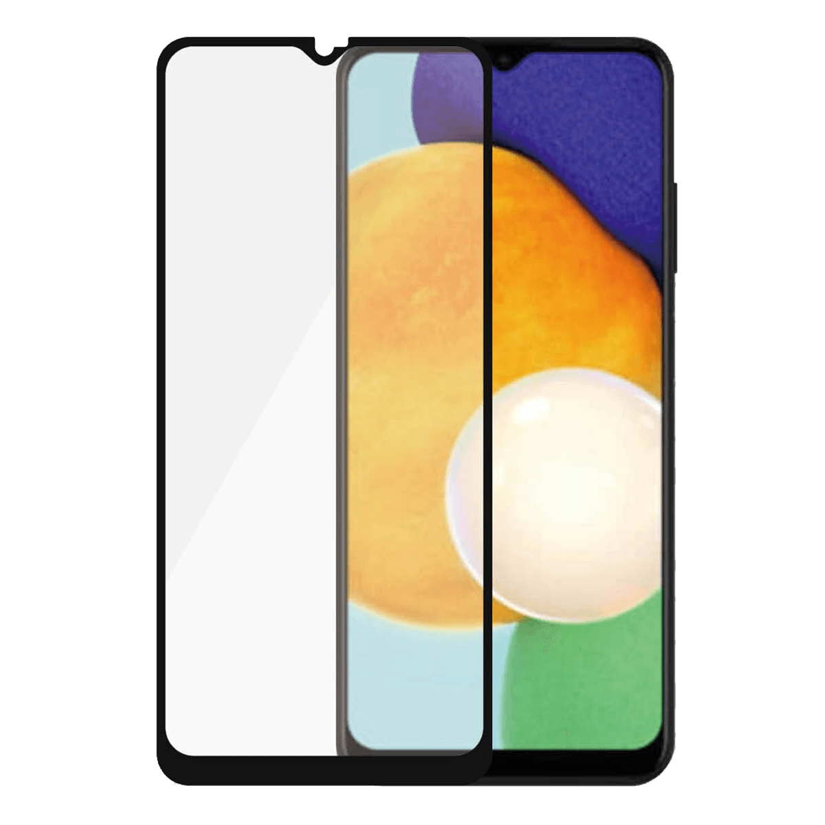 Γυαλί Προστασίας Οθόνης με Πλαίσιο PANZERGLASS Case Friendly για SAMSUNG Galaxy A03s - 3