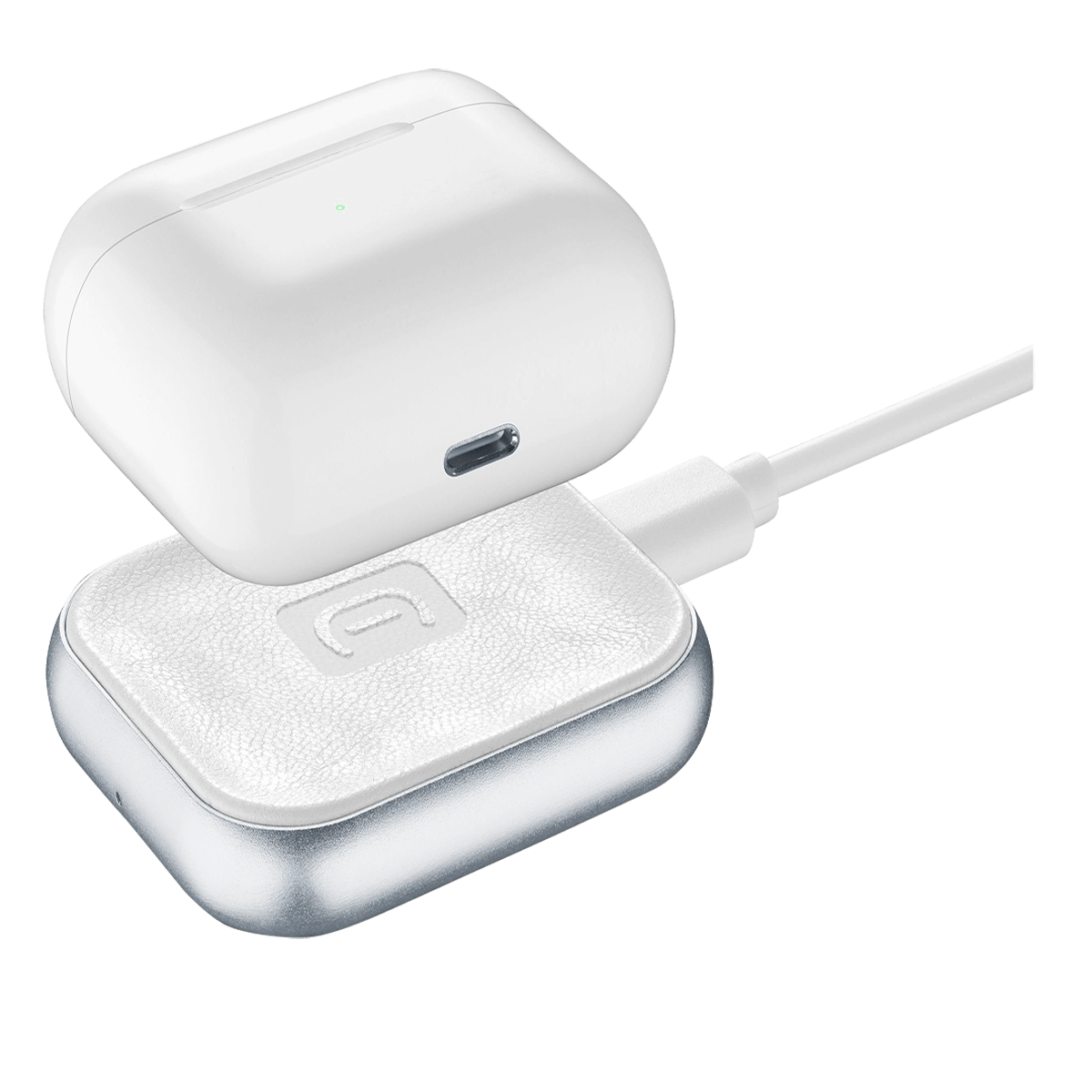 Ασύρματος Φορτιστής CELLULAR LINE για AirPods/ AirPods Pro Λευκό