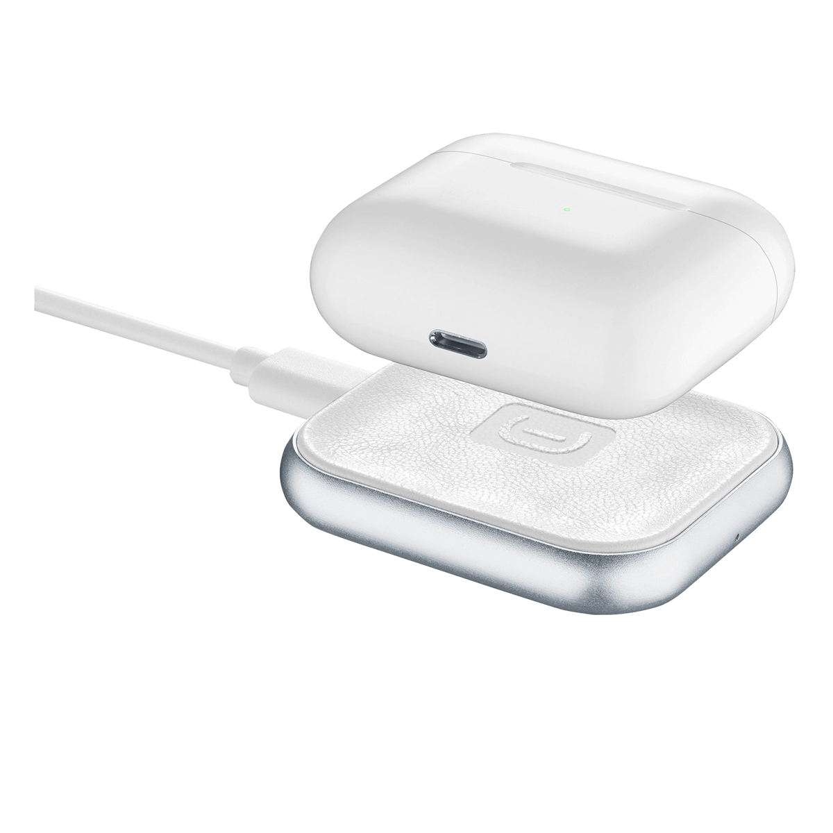 Ασύρματος Φορτιστής CELLULAR LINE για AirPods/ AirPods Pro Λευκό - 2