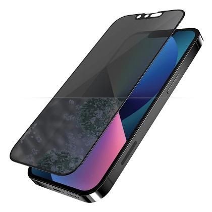 Screen Protector Glass with PANZERGLASS Case Friendly Privacy Edition Antibacterial for iPhone 13/13 Pro