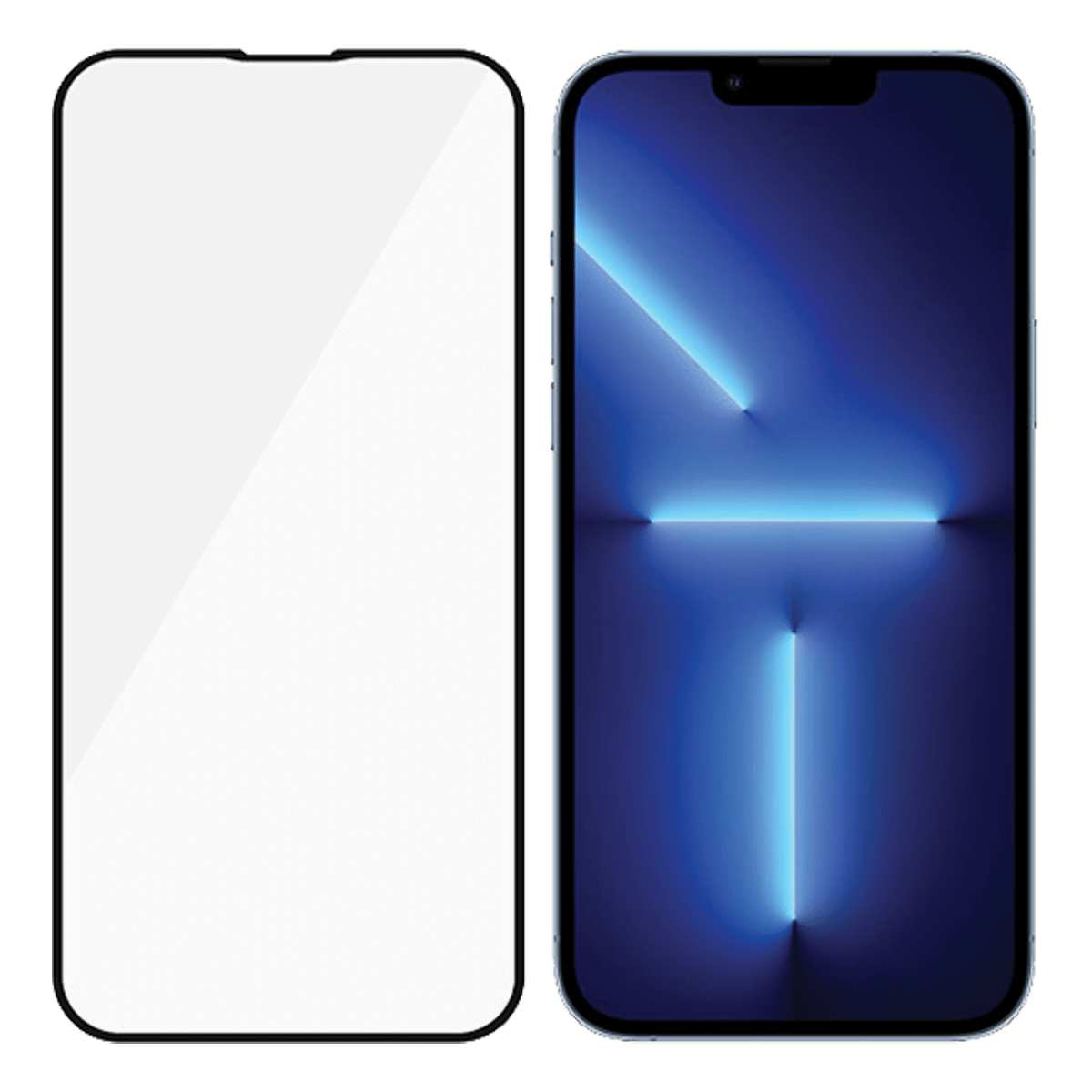 Γυαλί Προστασίας Οθόνης με Πλαίσιο PANZERGLASS Case Friendly Antibacterial για iPhone 13 Pro Max - 2