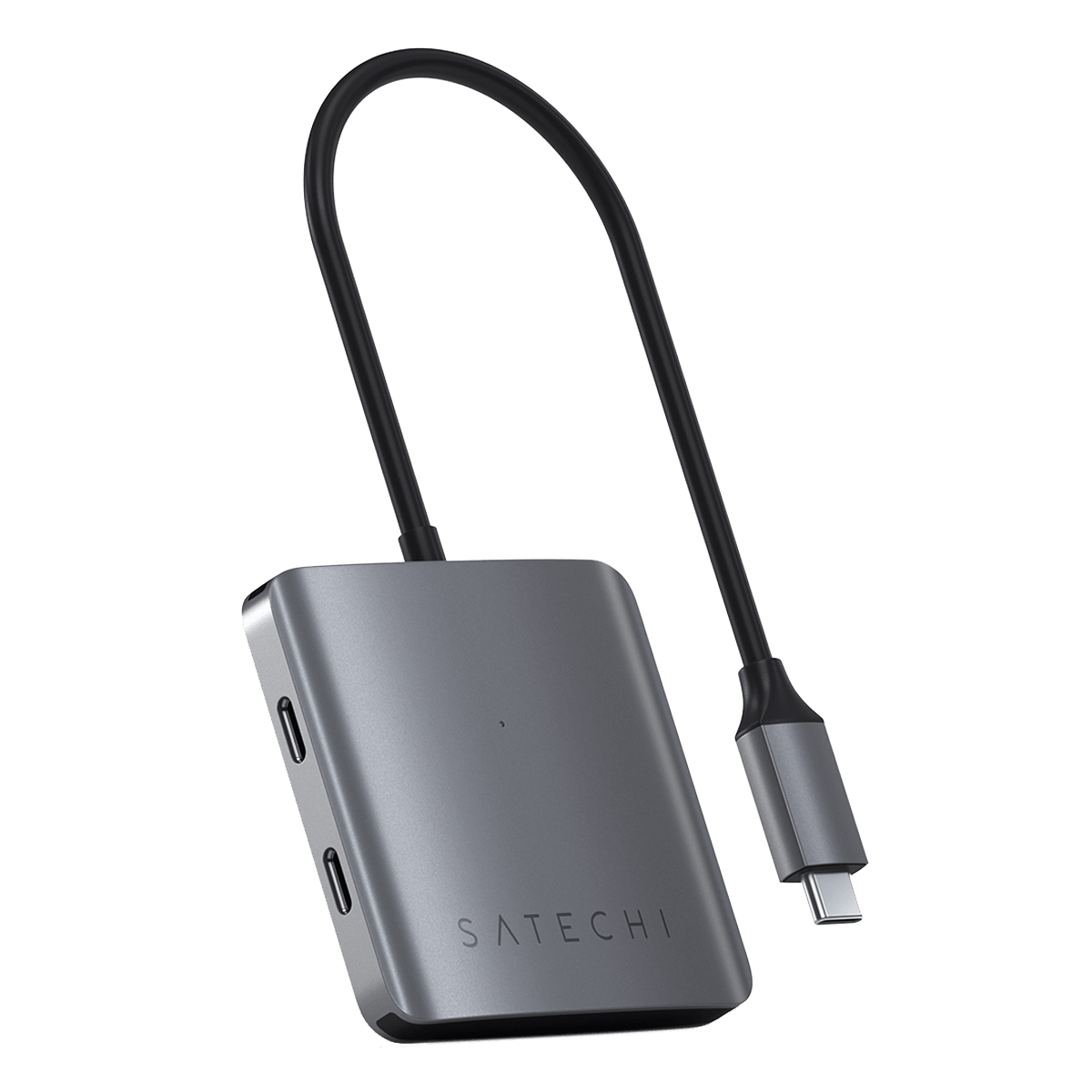 Hub USB Type-C SATECHI με 4 Θύρες Ασημί