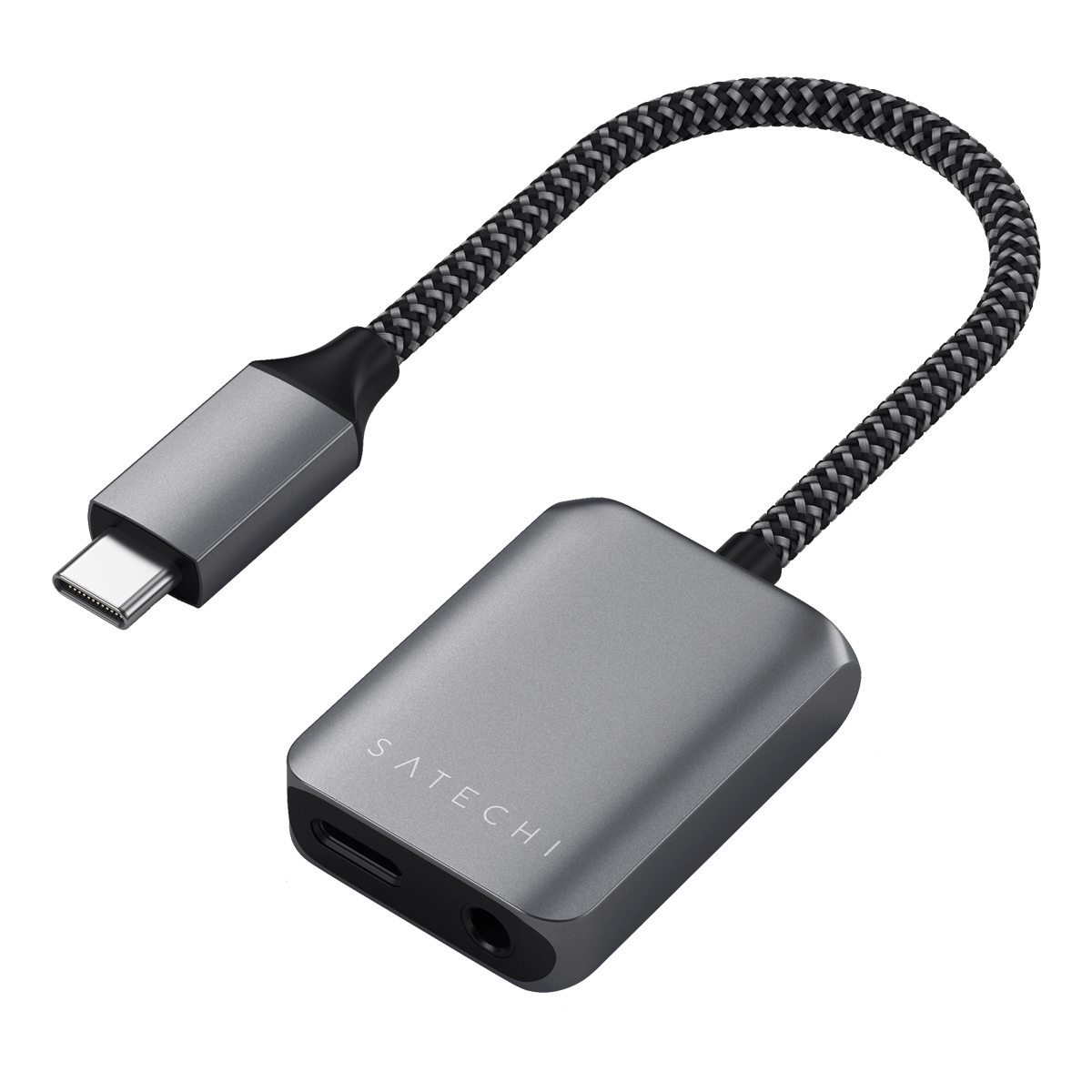 Αντάπτορας SATECHI USB Type-C σε 3.5mm Γκρι - 4