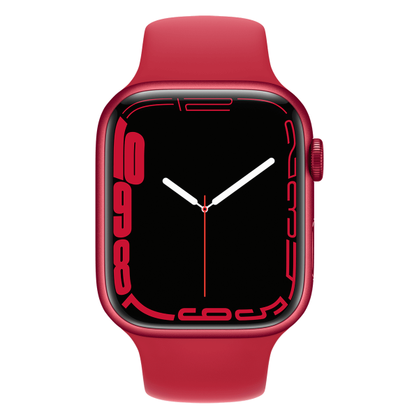 APPLE Watch Series 7 45mm Aluminum Red Sport Band