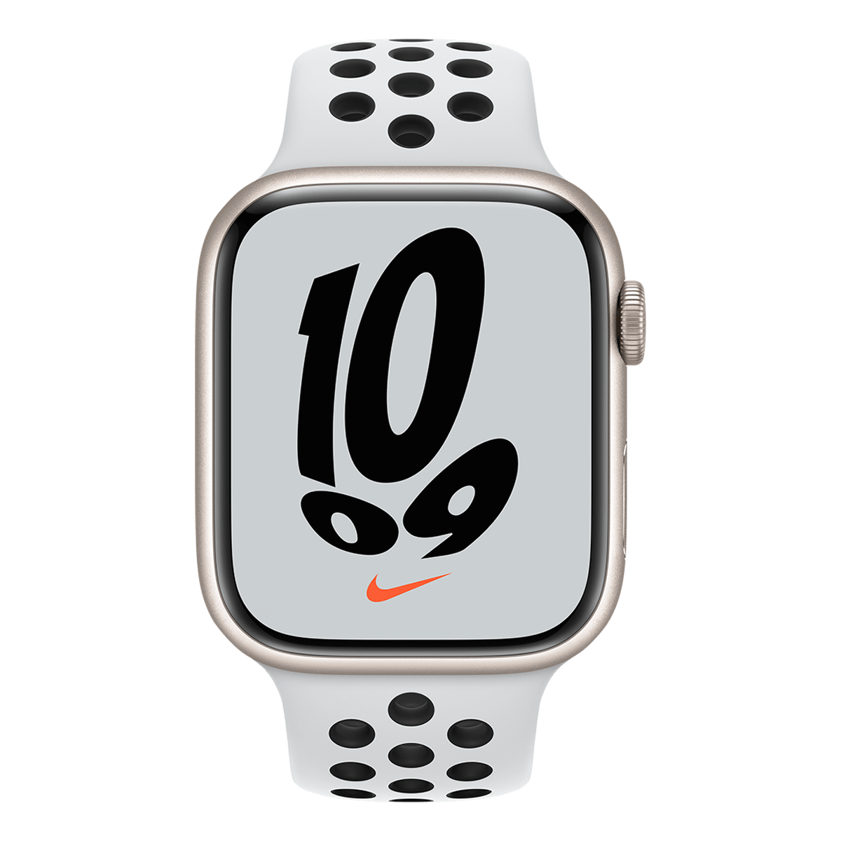APPLE Watch Series 7 Nike 45mm Aluminum Starlight Sport Band