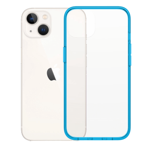 Ημιδιάφανη Θήκη PANZERGLASS Clear Case Color Antibacterial Limited Edition για iPhone 13 Bondi Blue