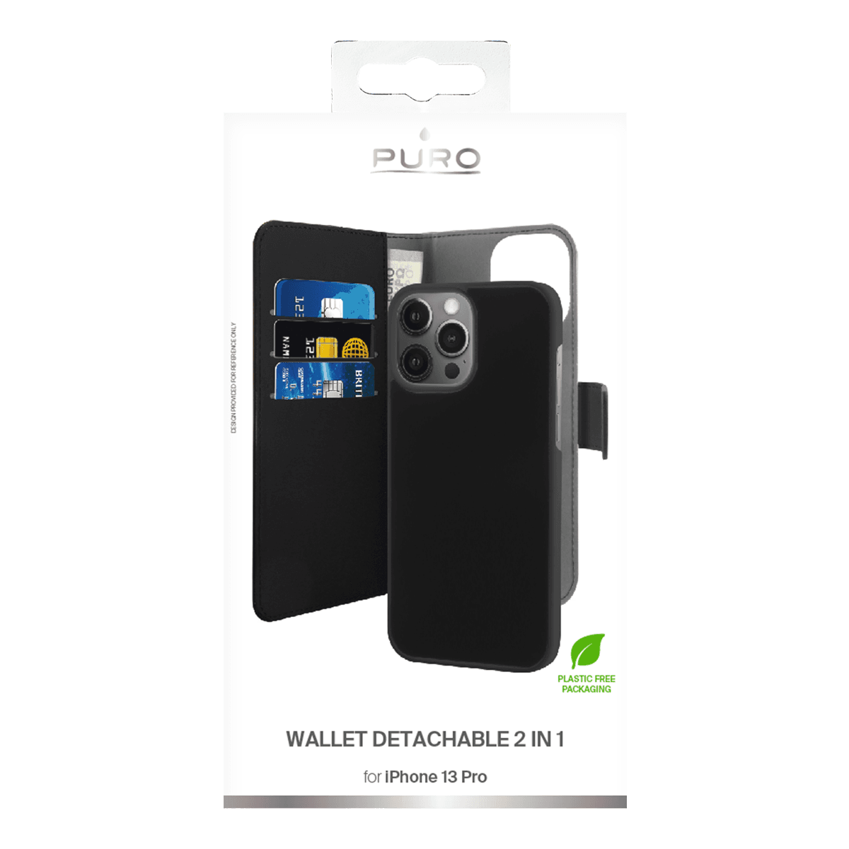 Θήκη PURO Custodia Detachable για iPhone 13 Pro Μαύρη - 3