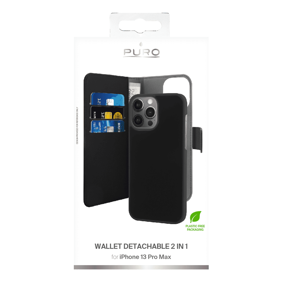 Θήκη PURO Custodia Detachable για iPhone 13 Pro Max Μαύρη - 3