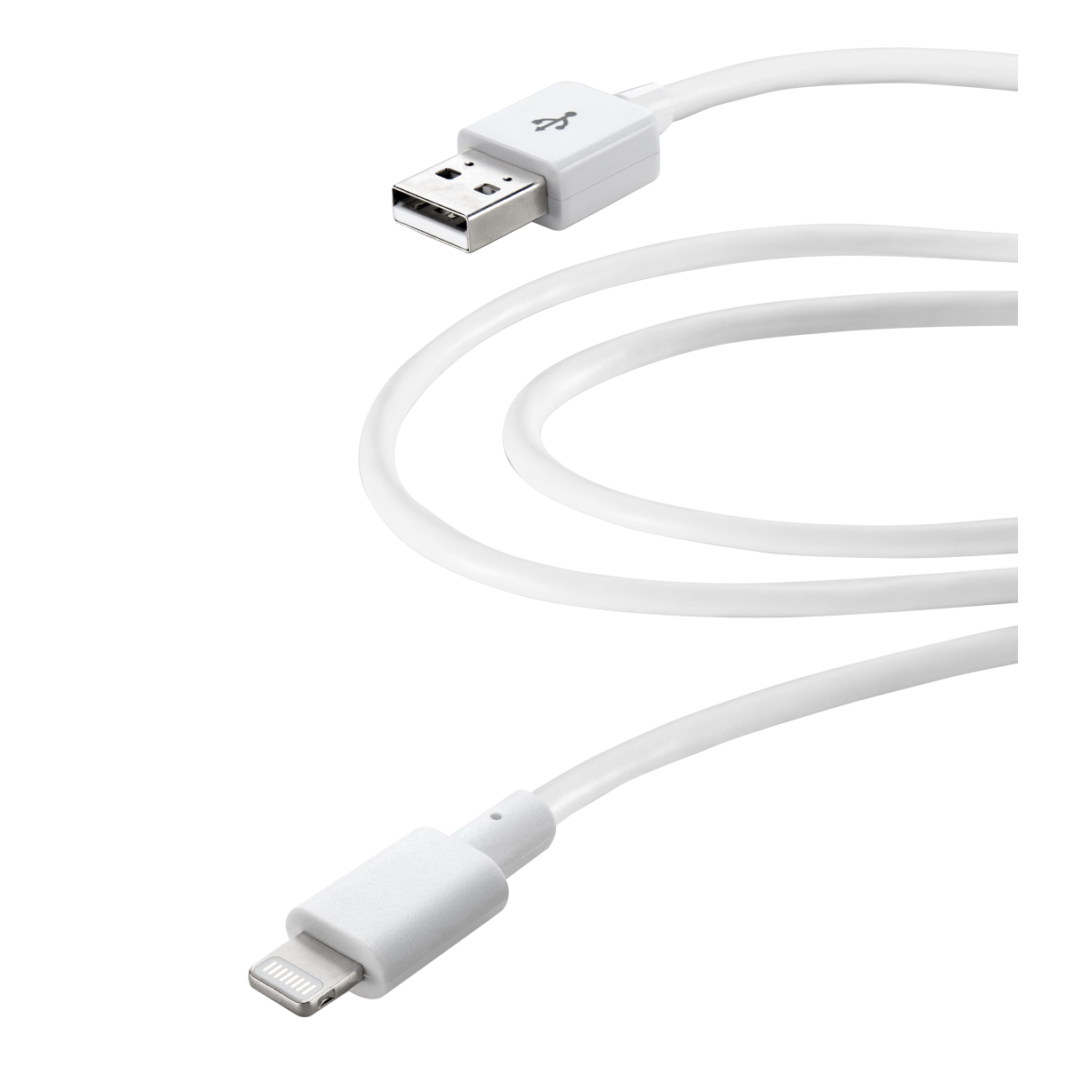 Καλώδιο CELLULAR LINE Lightning MFI 2 Μέτρα Λευκό