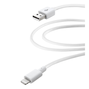 Καλώδιο CELLULAR LINE Lightning MFI 2 Μέτρα Λευκό