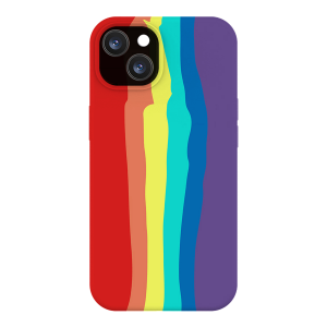 Θήκη Σιλικόνης COSY για iPhone 13 Rainbow