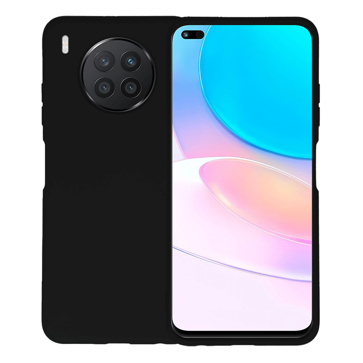 Θήκη Σιλικόνης COSY για HUAWEI Nova 8i Μαύρη - 3