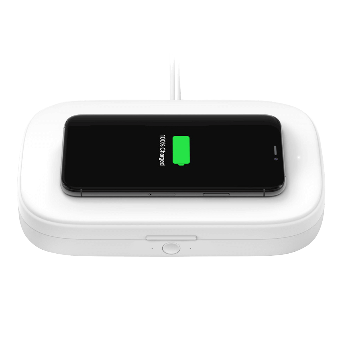 Ασύρματος Φορτιστής & Αποστειρωτής UV Sanitizer BELKIN Λευκό