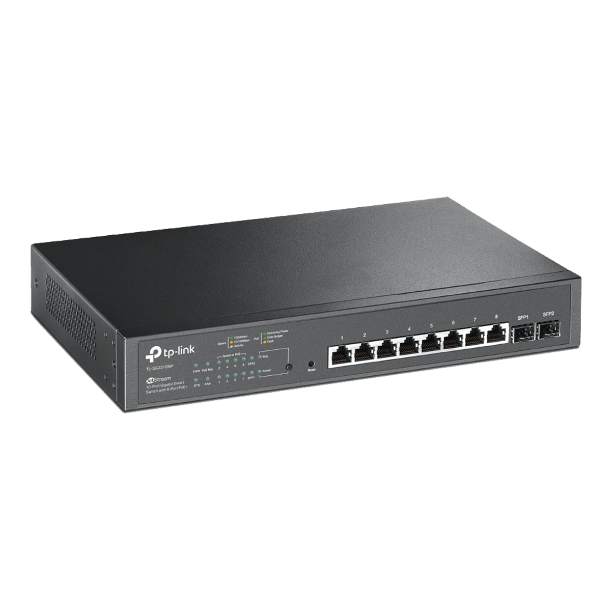 TP-LINK TL-SG2210MP 8 Port PoE+ Switch - 2