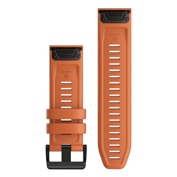 Λουράκι Σιλικόνης GARMIN Fenix 6x/ 5x/ 5x Plus Ember Orange
