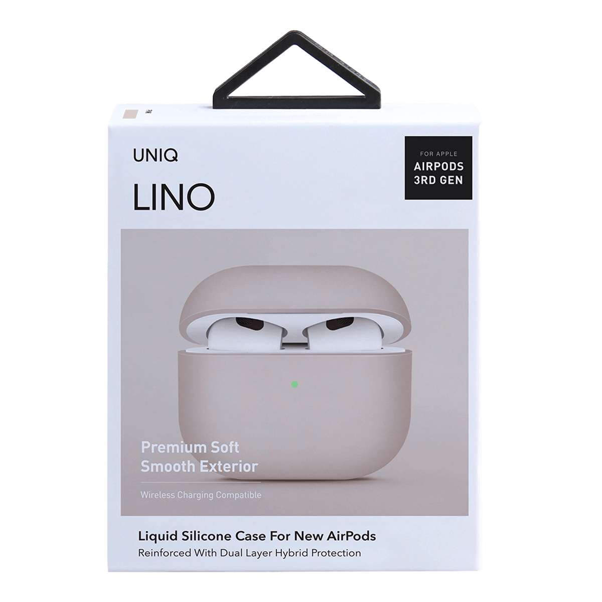 Θήκη Σιλικόνης UNIQ Lino Hybrid για AirPods 3rd Generation Ροζ - 4