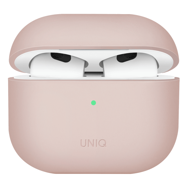 Θήκη Σιλικόνης UNIQ Lino Hybrid για AirPods 3rd Generation Ροζ