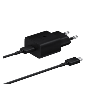 Φορτιστής Ταξιδίου SAMSUNG + Καλώδιο USB Type-C σε USB Type-C 15W