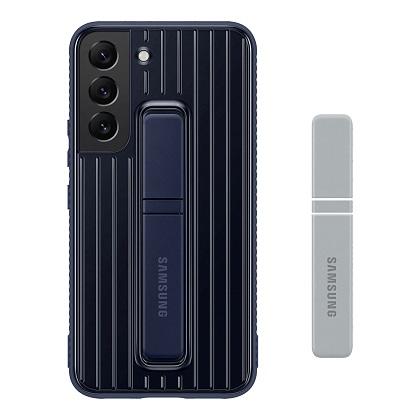 Protective Standing Cover Case SAMSUNG Galaxy S22 with 2 Straps