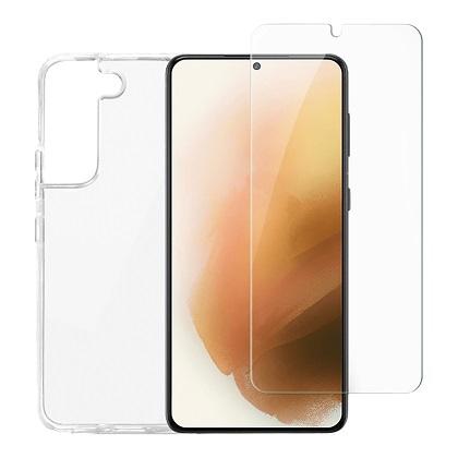  Transparent Case + COSY Screen Protector Glass for SAMSUNG Galaxy S22 +