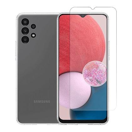 Transparent Case + COSY Screen Protector Glass for SAMSUNG Galaxy A13 4G