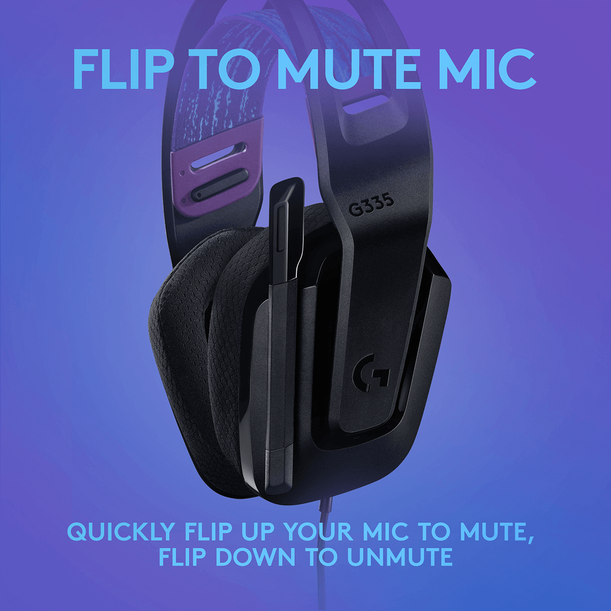 Ενσύρματο Gaming Headset LOGITECH G335 Μαύρο - 4