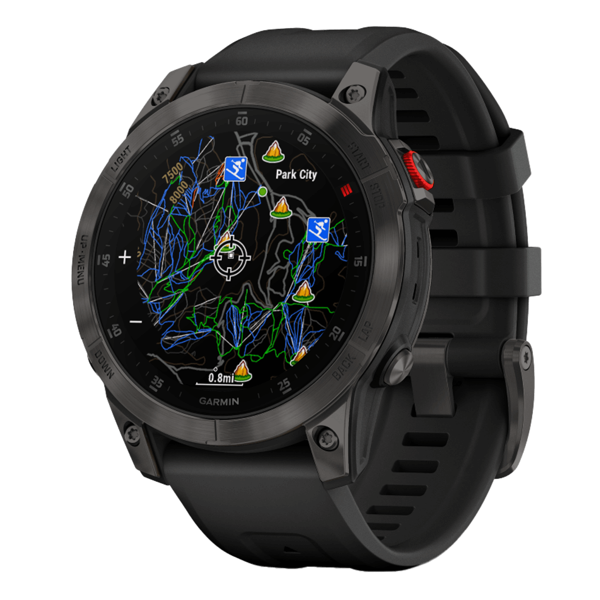 GARMIN epix Sapphire Titanium Carbon Grey/ Black - 3