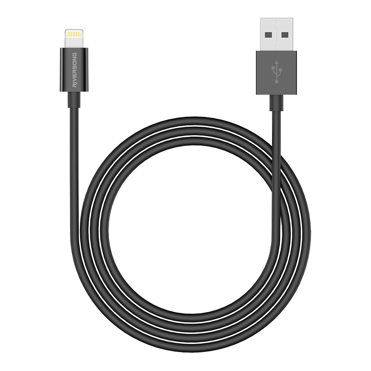 Καλώδιο RIVERSONG Lightning Lotus 08 CL71 1.2 Μέτρα Μαύρο