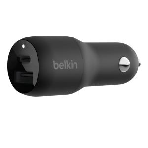 Φορτιστής Αυτοκινήτου BELKIN Dual Boost Charge με PPS 37W  Μαύρο