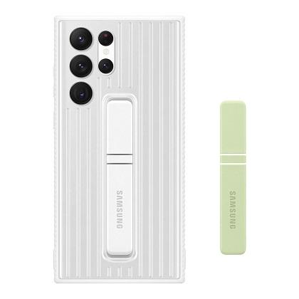 case Protective Standing Cover SAMSUNG Galaxy S22 Ultra με 2 Λουράκια