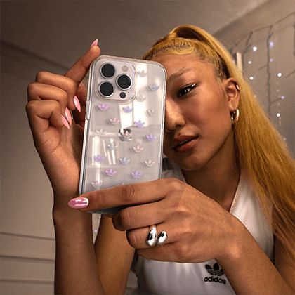 ADIDAS Clear Case Trefoil Transparent Case for iPhone 13 Pro Max