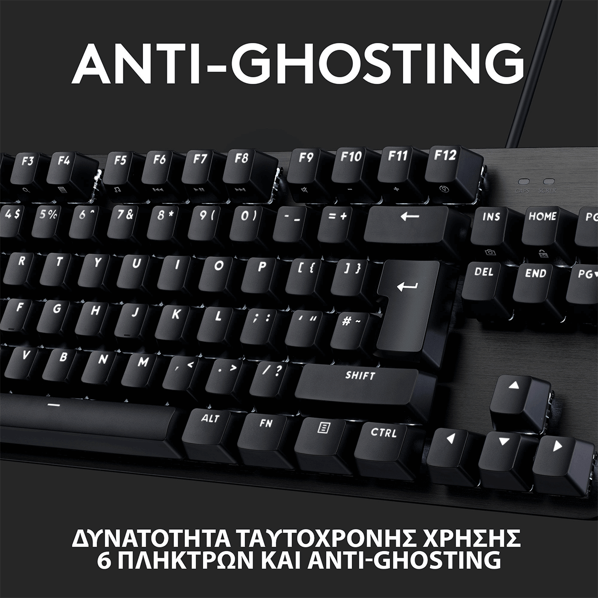 Ενσύρματο Μηχανικό Gaming Πληκτρολόγιο LOGITECH G413 TKL SE Μαύρο - 5